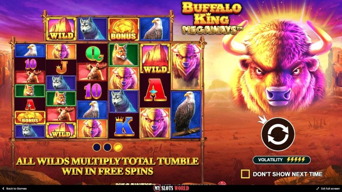 Cara Menikmati Sensasi Menang Berturut-turut di Slot Buffalo King Megaways